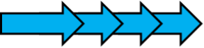 Graphic of blue arrows pointing to the right
