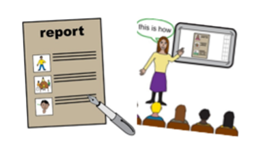 Illustration of a survey report